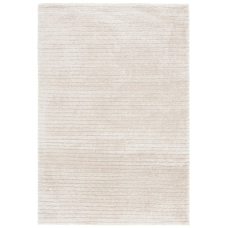 SAFAVIEH Tahoe Candyce Solid Shag Area Rug, Beige, 8' x 10'