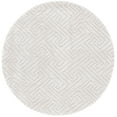 thumbnail image 1 of SAFAVIEH Tahoe Ainsley Geometric Shag Area Rug, Ivory, 6'7" x 6'7" Round, 1 of 7