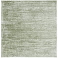 thumbnail image 1 of SAFAVIEH Tahoe Trudi Distressed Shag Area Rug, Sage/Ivory, 6'7" x 6'7" Square, 1 of 8