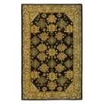 thumbnail image 1 of Traditional Rug - Taj Mahal Wool Pile -Brown/Ivory-Color:Brown/Ivory,Design:Traditional,Shape:Small Rectangle,Size:6'L x 4'W, 1 of 3