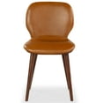 thumbnail image 1 of Safavieh Tazmyn Wood and Leather Dining Chair in Brown / Walnut, 1 of 13
