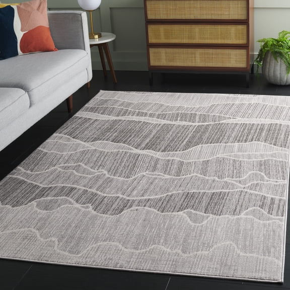 Safavieh Temple Rodina Abstract Area Rug, Gray/Dark Gray, 8' x 10'
