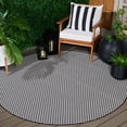 thumbnail image 1 of Safavieh Terrace Bayon Geometric Indoor/Outdoor Area Rug, Black/White, 6'7" x 6'7" Round, 1 of 15
