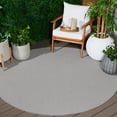 thumbnail image 1 of Safavieh Terrace Gina Geometric Indoor/Outdoor Area Rug, Gray/Ivory, 6'7" x 6'7" Round, 1 of 14