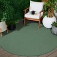 thumbnail image 1 of Safavieh Terrace Gina Geometric Indoor/Outdoor Area Rug, Green/Ivory, 6'7" x 6'7" Round, 1 of 15