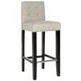 thumbnail image 1 of Safavieh Thompson Rustic Glam Tufted Bar Stool with Footrest, 1 of 6