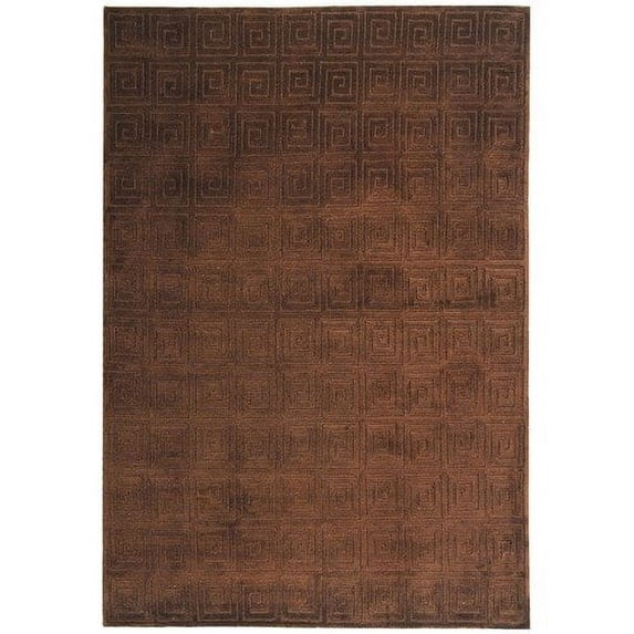 Safavieh Tibetan Greek Key TB108Y Chocolate Contemporary Rug