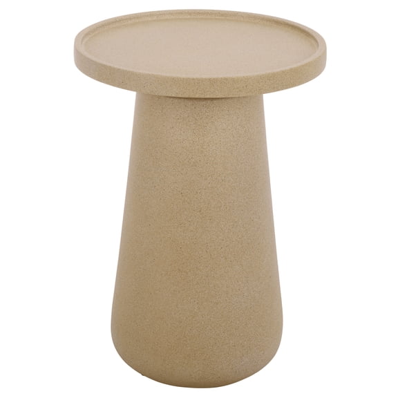 Safavieh Tina Outdoor Polystone End Table, Beige