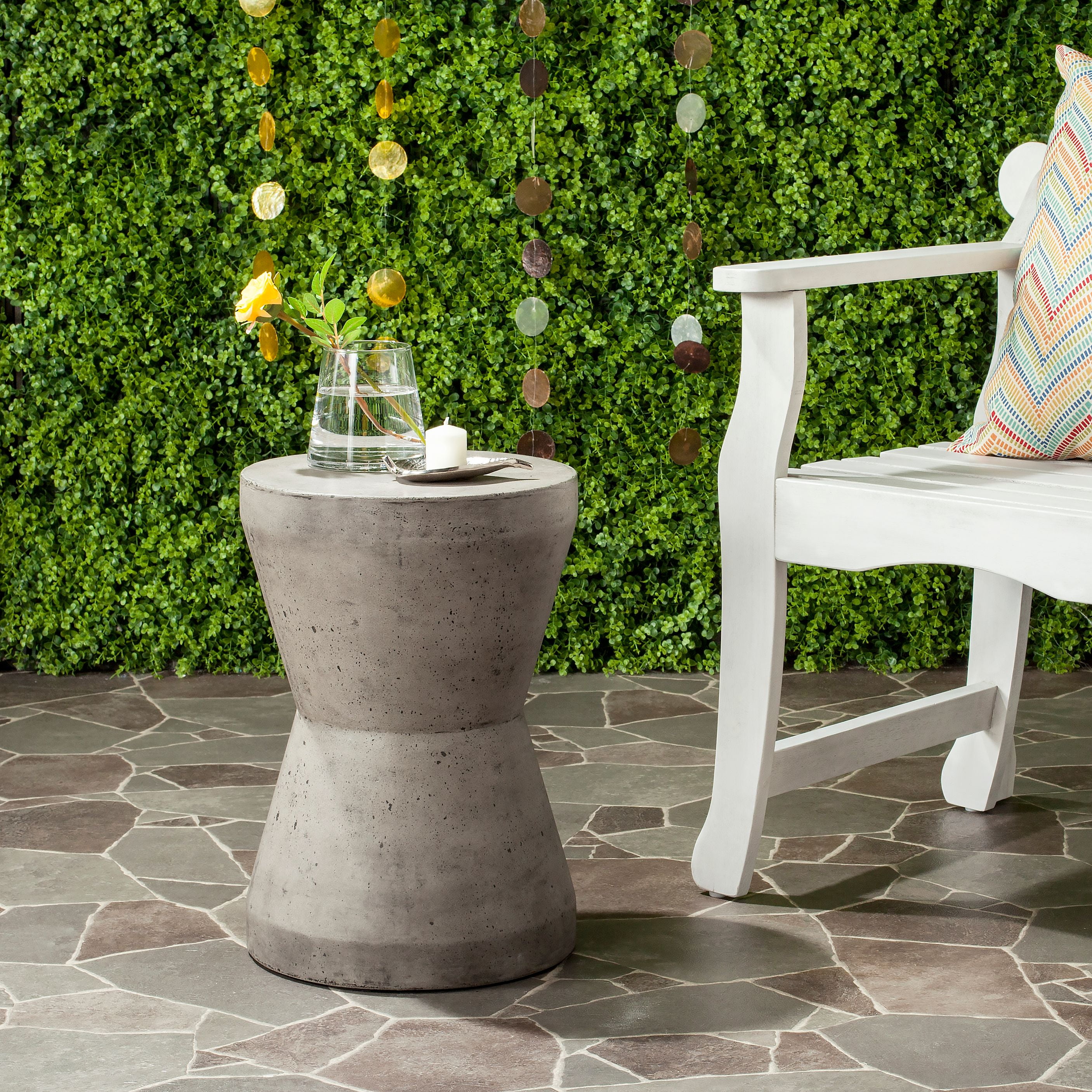 Safavieh torre concrete accent table deals