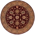 thumbnail image 1 of SAFAVIEH Traditions Tokora Floral Area Rug, Red/Gold, 8' x 8' Round, 1 of 7