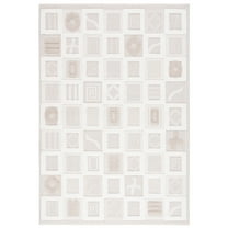 SAFAVIEH Trends Jayme Geometric Area Rug, Beige/Ivory, 8' x 10'