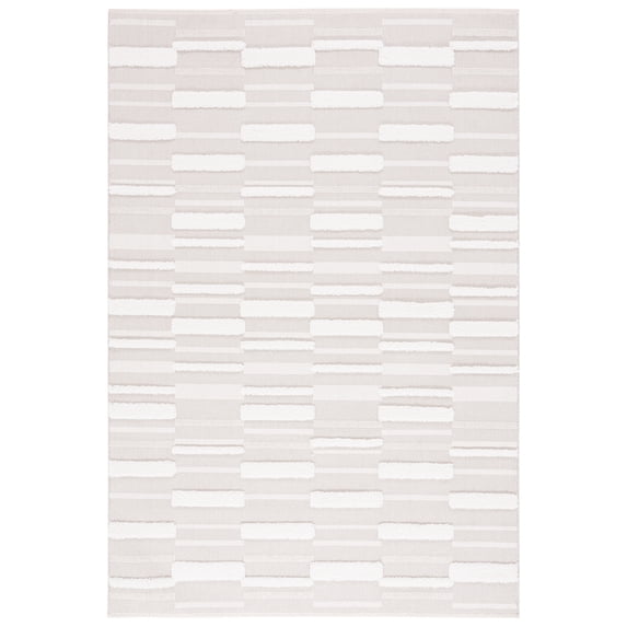 SAFAVIEH Trends Craig Geometric Area Rug, Beige/Ivory, 3' x 5'