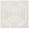 thumbnail image 1 of SAFAVIEH Trends Yvette Geometric Area Rug, Beige/Ivory, 5'3" x 5'3" Square, 1 of 8
