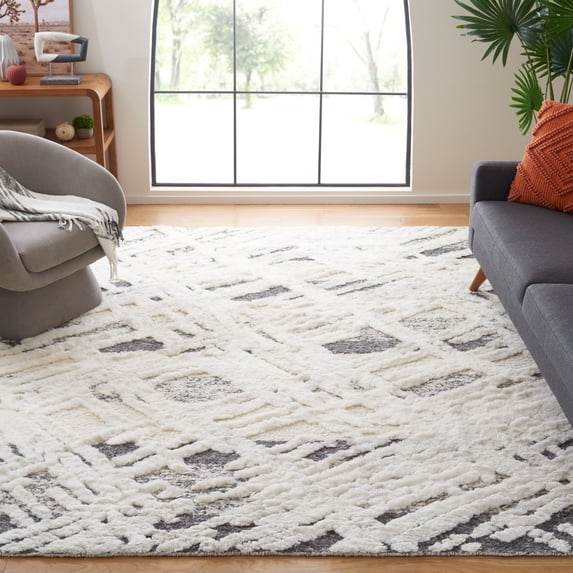 Safavieh Tribeca Kerstin Abstract Area Rug, Gray/Ivory, 8' x 10'