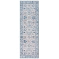 thumbnail image 1 of SAFAVIEH Tucson Candis Oriental Machine Washable Runner Rug, Blue/Beige, 2'6" x 8', 1 of 8