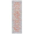 thumbnail image 1 of SAFAVIEH Tucson Candis Oriental Machine Washable Runner Rug, Turquoise/Rust, 2'6" x 8', 1 of 7