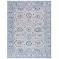 thumbnail image 1 of SAFAVIEH Tucson Candis Oriental Machine Washable Area Rug, Blue/Beige, 9' x 12', 1 of 9