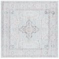 thumbnail image 1 of SAFAVIEH Tucson Alyx Medallion Machine Washable Area Rug, Light Grey/Light Green, 4' x 4' Square, 1 of 9