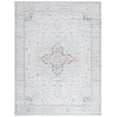 thumbnail image 1 of SAFAVIEH Tucson Alyx Oriental Machine Washable Area Rug, Light Grey/Light Green, 9' x 12', 1 of 9