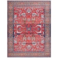 thumbnail image 1 of SAFAVIEH Tucson Gwendolyn Oriental Machine Washable Area Rug, Rust/Navy, 10' x 14', 1 of 8