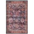 thumbnail image 1 of SAFAVIEH Tucson Faith Oriental Machine Washable Area Rug, Rust/Green, 2'6" x 4', 1 of 9