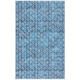 thumbnail image 1 of SAFAVIEH Tucson Nicola Oriental Machine Washable Area Rug, Blue/Grey, 4' x 6', 1 of 9