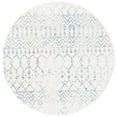 thumbnail image 1 of SAFAVIEH Tulum Glen Oriental Area Rug, Ivory/Turquoise, 8' x 8' Round, 1 of 7