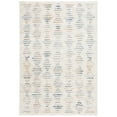 thumbnail image 1 of SAFAVIEH Tulum Lancaster Geometric Striped Area Rug, Beige/Gray Blue, 6'7" x 8'7", 1 of 8