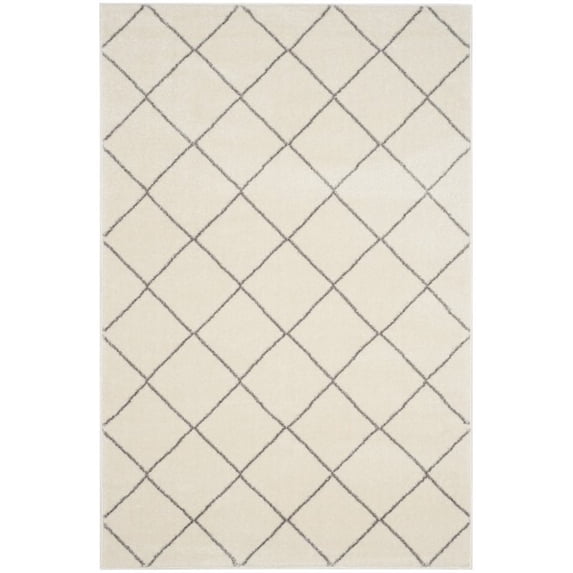Safavieh Tunisia 6' 7" X 9' 2" Rug in Ivory and Light Gray