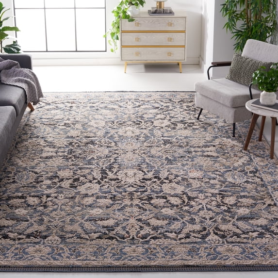Safavieh Vivaldi Lennard Abstract Area Rug, Navy/Ivory, 9' x 12'