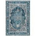 thumbnail image 1 of SAFAVIEH Vintage Hamadan Petar Oriental Area Rug, Blue/Ivory, 8' x 10', 1 of 8