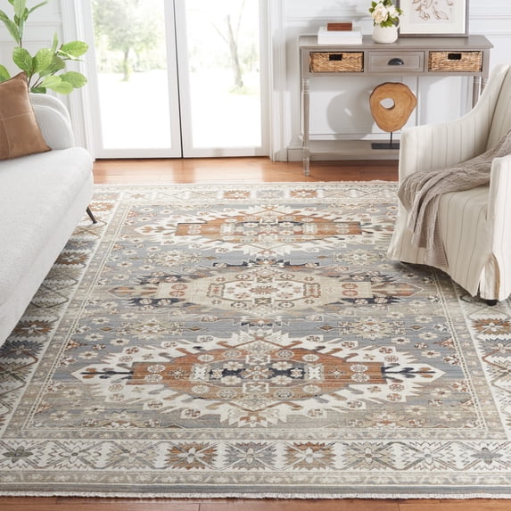 Safavieh Vintage Persian Dervla Medallion Area Rug, Gray/Cream, 8' x 10'