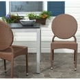 thumbnail image 1 of Safavieh Valdez Wicker Indoor-Outdoor Stacking Side Chair, Set of 2, 1 of 6