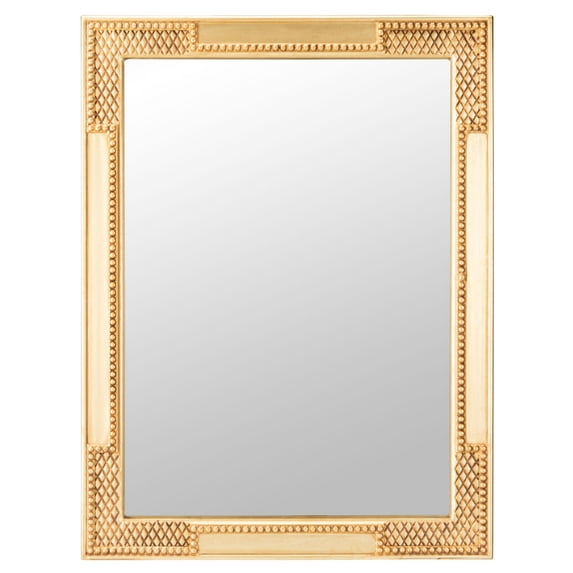 Safavieh Velmin Traditional Border Rectangle Mirror, Gold