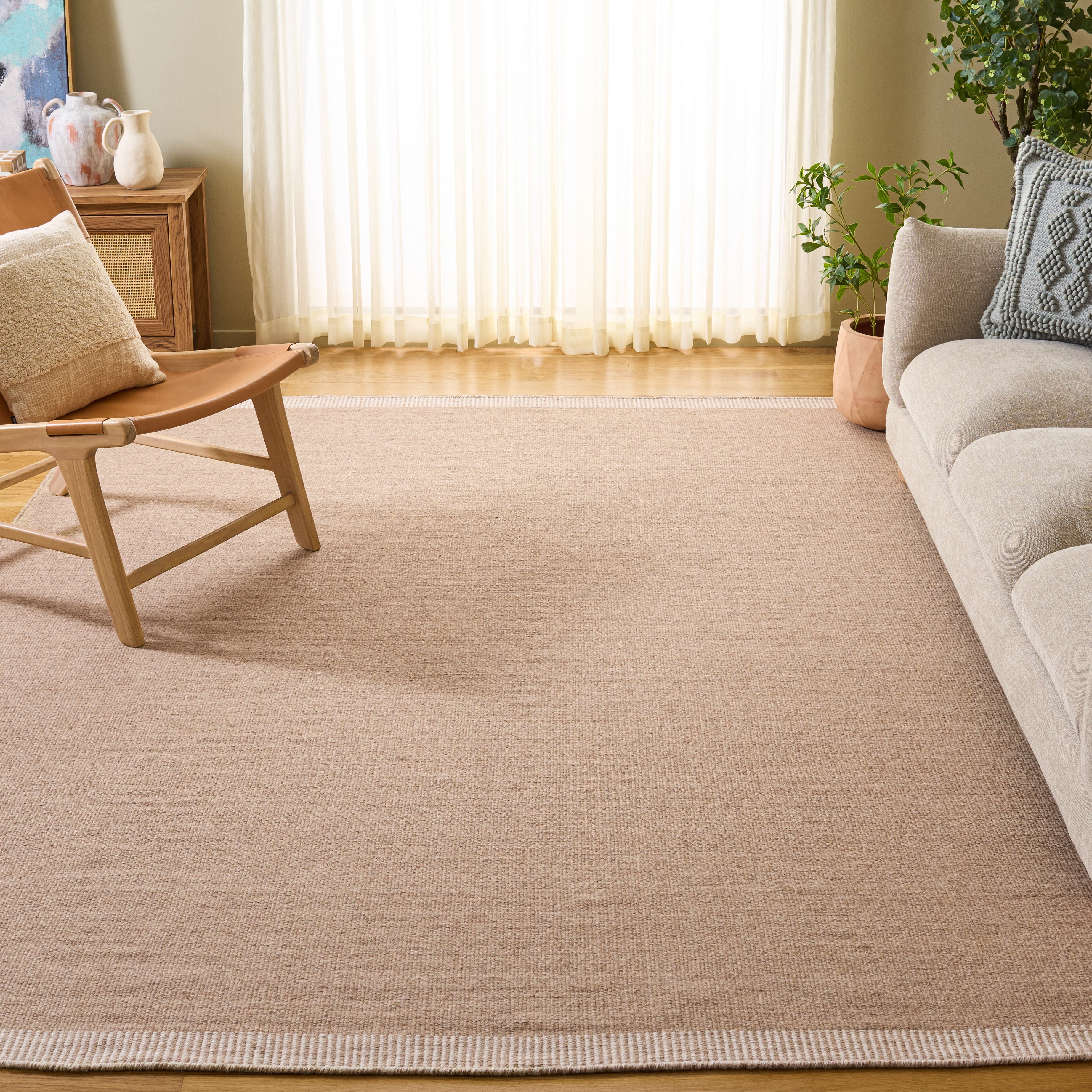 Safavieh Vermont Devon Solid Color Area Rug, Beige/Ivory, 8' x 10'