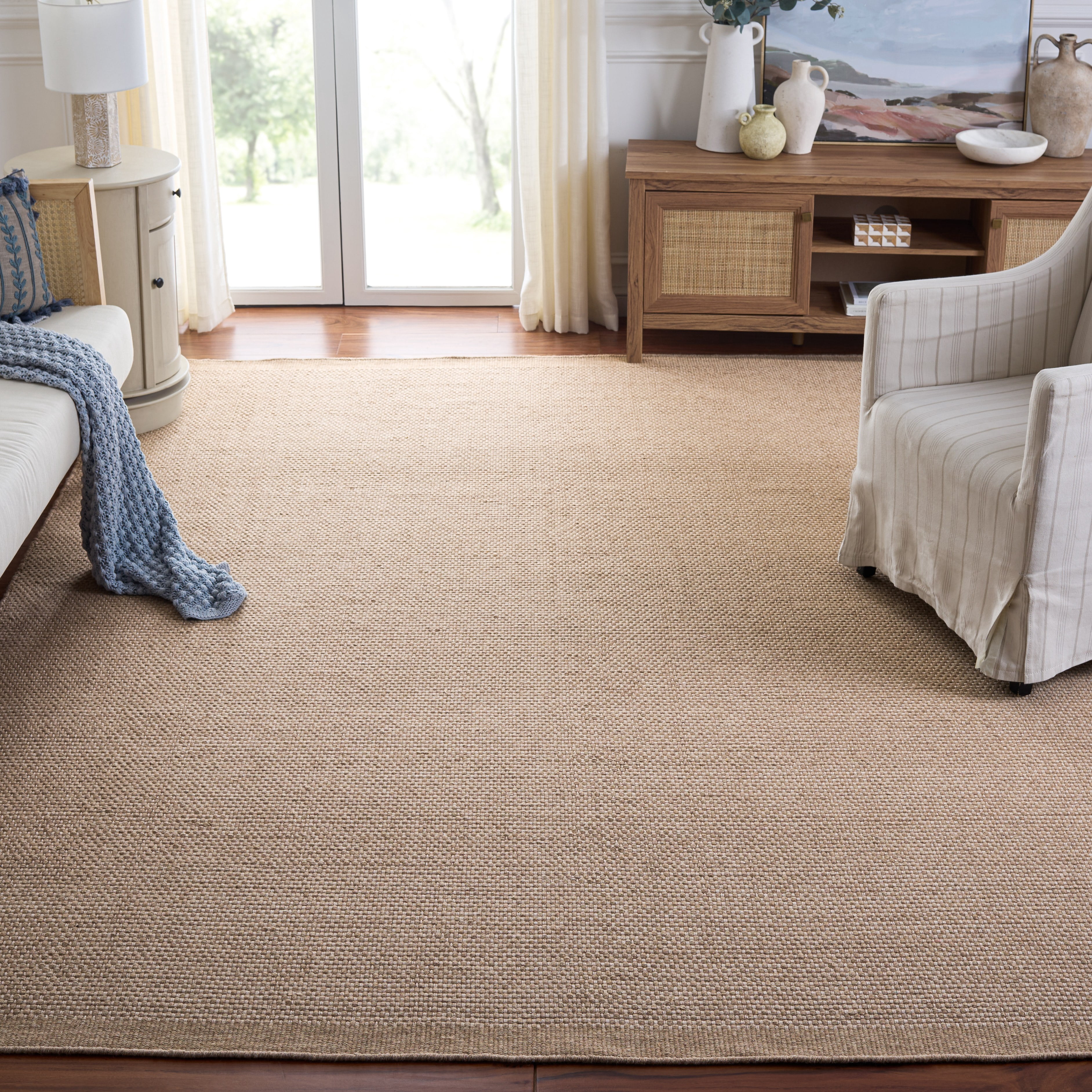 Safavieh Vermont Luigi Solid Color Area Rug, Beige/Brown, 5' x 8'