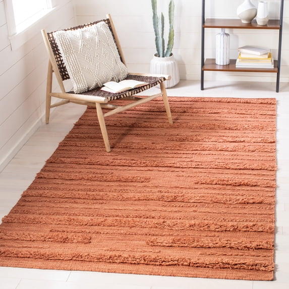 Safavieh Vermont Zavanna Striped Area Rug, Rust/Orange, 4'7" x 5'8"