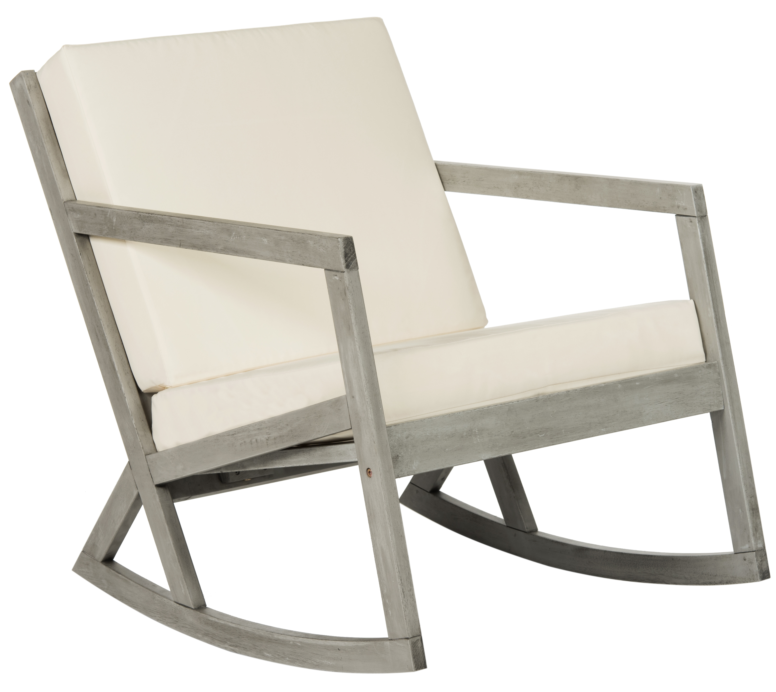 Safavieh Vernon Indoor/Outdoor Modern Rocking Chair with Cushion - image 1 of 6