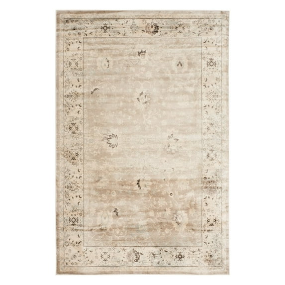 Safavieh Vintage Distressed Boho Kerli Oriental Rug Ivory, Grey 2'2" x 7'2" Runner 6' Runner, 8' Runner Runner, Indoor Living Room, Bedroom Rectangle