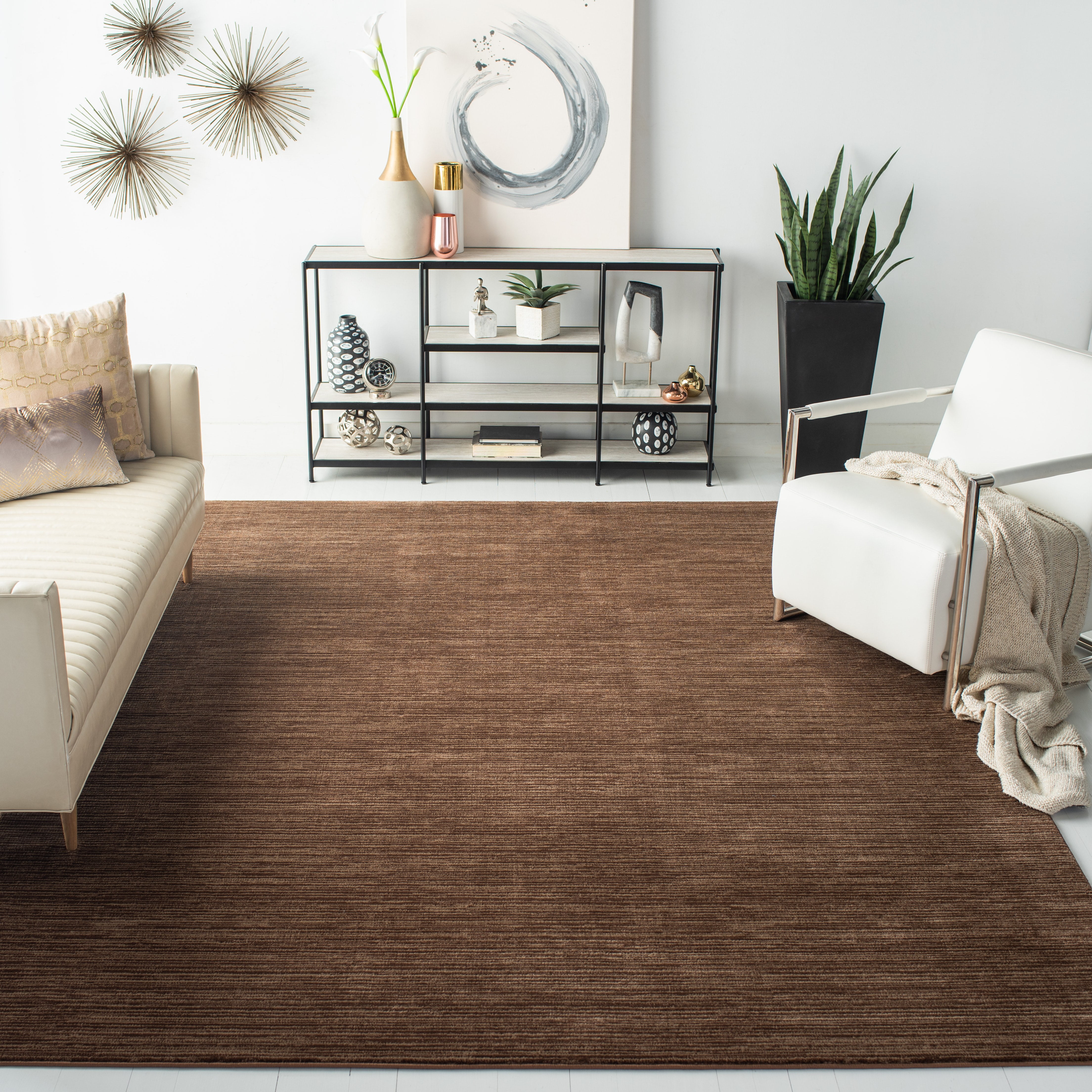 Safavieh Vision Adrasteia Distressed Area Rug, Brown, 10' x 10' Square