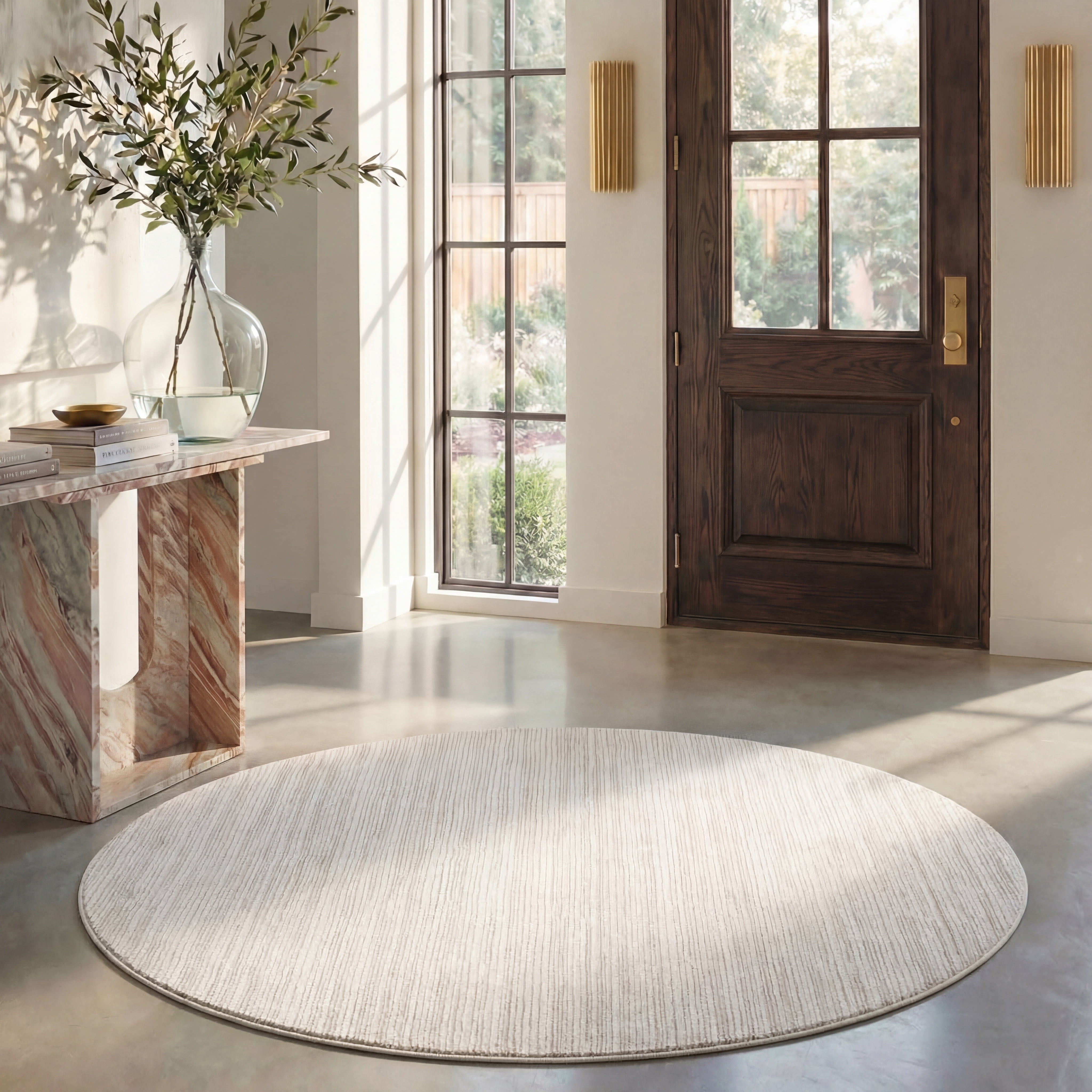 Safavieh Vision Adrasteia Distressed Area Rug, Ivory, 11' x 11' Round