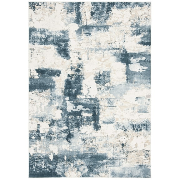 SAFAVIEH Vogue Judith Abstract Area Rug, Beige/Turquoise, 2' x 4'