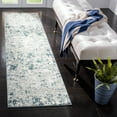 thumbnail image 1 of Safavieh  Vogue Minica Modern Abstract Rug Beige/Turquoise 2' x 8' Runner Latex Free 8' Runner Runner, Indoor Entryway, Bedroom, Dining Room Blue, 1 of 7