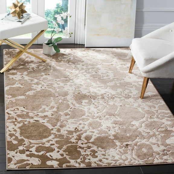 Safavieh  Vogue Selay Modern Abstract Rug Light Brown 5'1" x 7'6" 5' x 8'