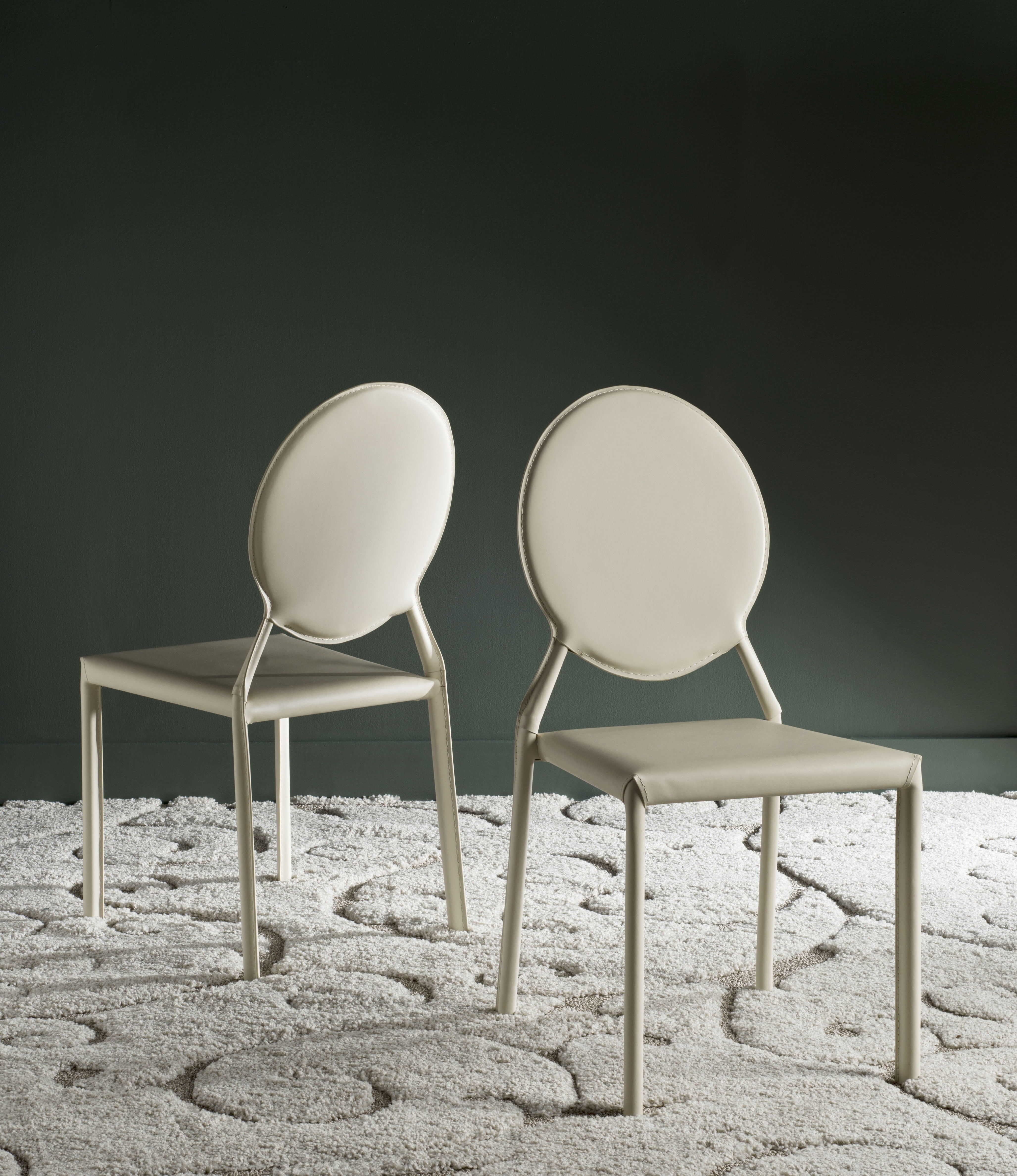 Round back upholstered chair outlet