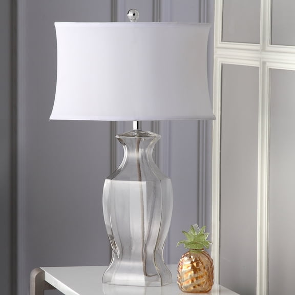Safavieh Wendy 28 in. H Clear Glass Table Lamp, Set of 2