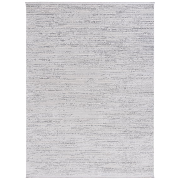 SAFAVIEH Whisper Zharko Solid Area Rug, Grey/Dark Grey, 9' x 12'