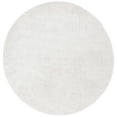 thumbnail image 1 of SAFAVIEH Whisper Zoja Solid Area Rug, Light Grey/Ivory, 6'7" x 6'7" Round, 1 of 8