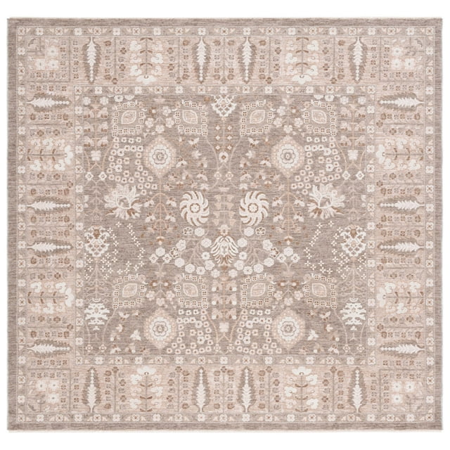 SAFAVIEH Willow Gorgi Abstract Area Rug, Sage/Beige, 6'3" x 6'3" Square