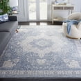 thumbnail image 1 of Safavieh Winston Tiarnan Medallion Polyester Area Rug, Blue/Creme, 7'10" x 10', 1 of 11